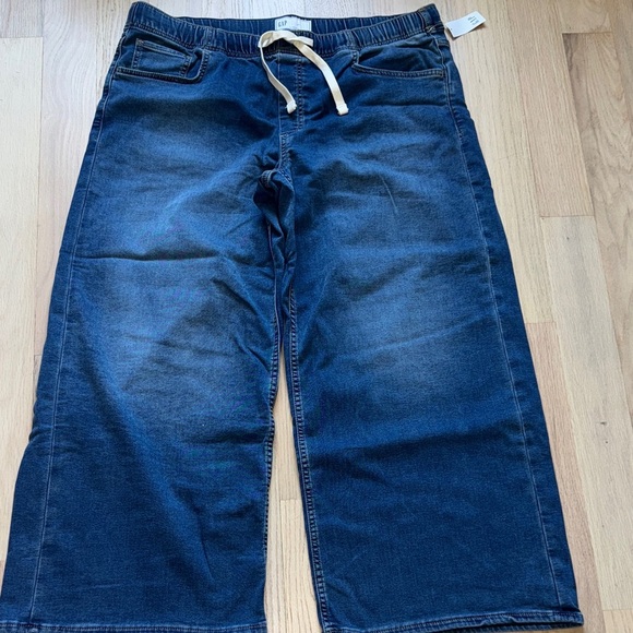 GAP Navy Wide Leg Women's Jeans - Picture 2 of 16